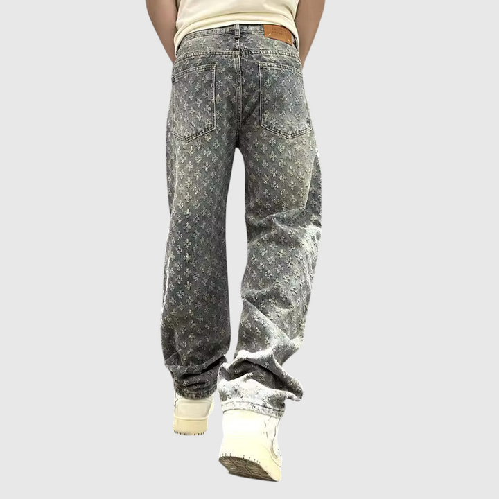 Дънкови панталони Jacquard