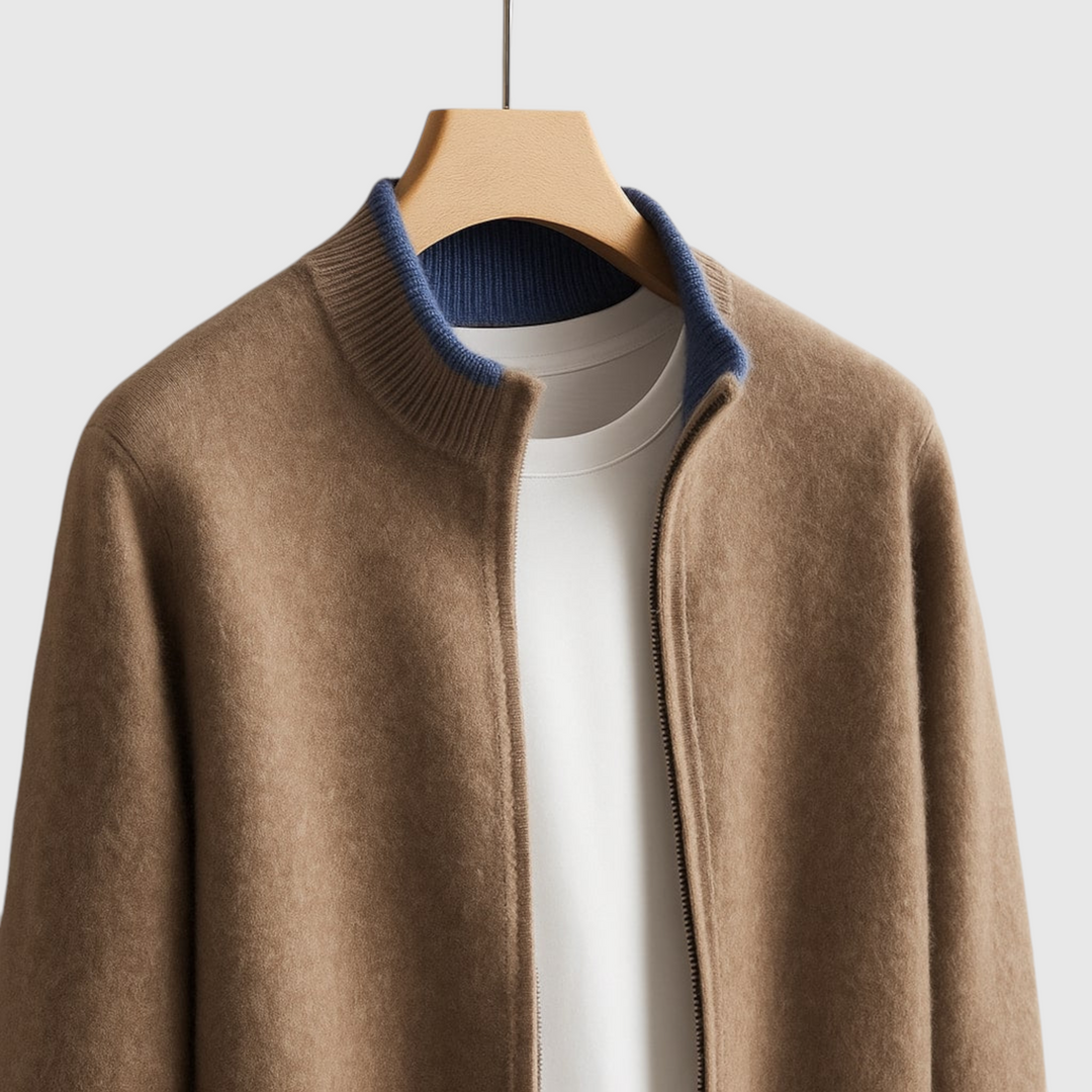 ВЕРОН | Премиум вълнено яке с цип