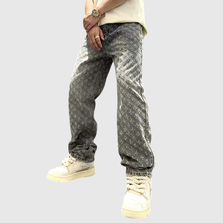 Дънкови панталони Jacquard