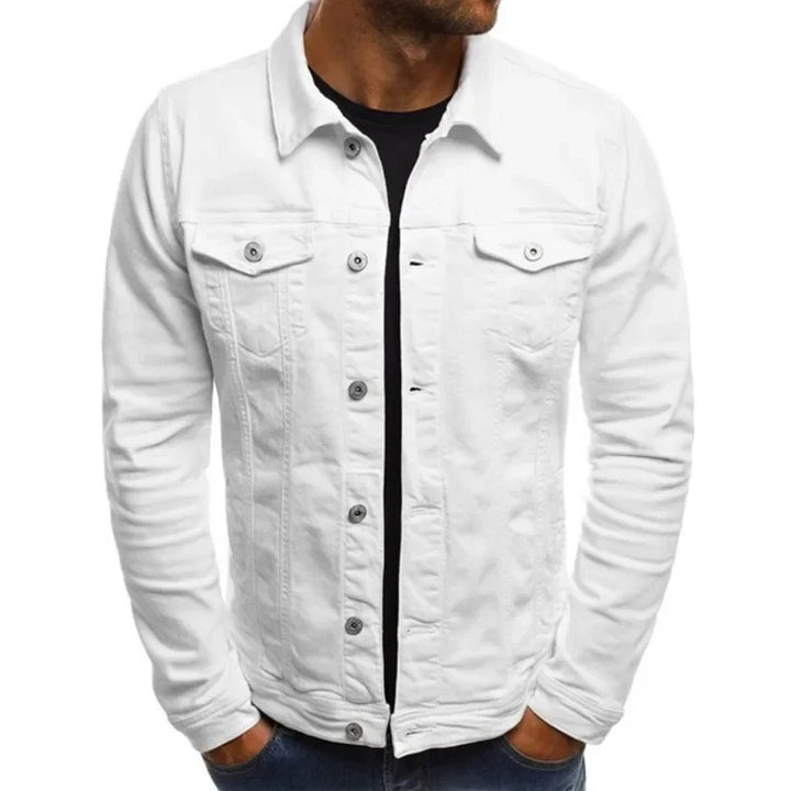 Denim jassen voor heren Katoen Vintage Klassieke trend Motor- en fietsherfstjas Heren Slanke stretch Casual jeans Cargojas Heren Winter
