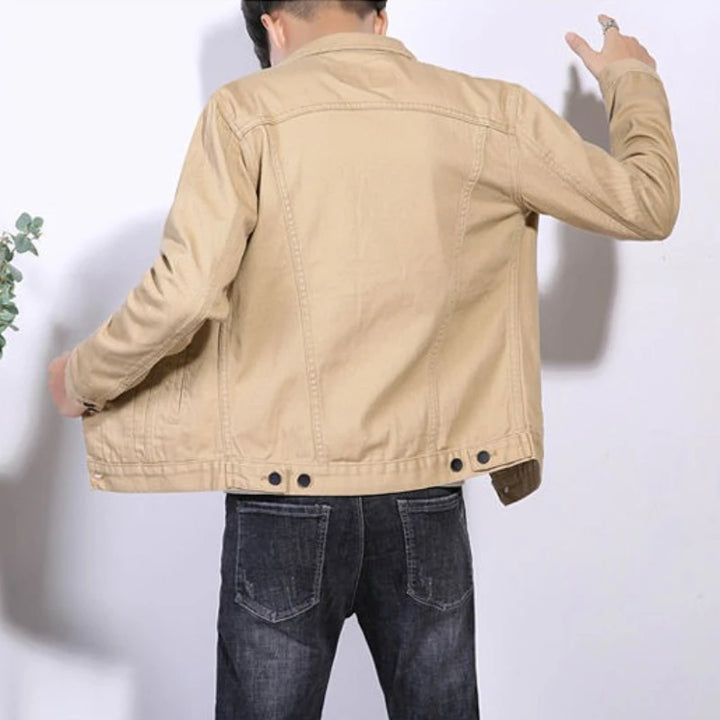 Slim Fit Denim Jackets Man Japanese Retro Fashion Cowgirl New in Korean Popular Clothes Size L Loose S Black Cowboy Coat for Men
