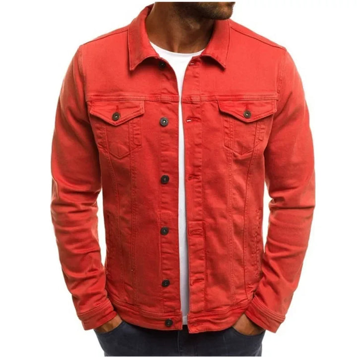 Denim jassen voor heren Katoen Vintage Klassieke trend Motor- en fietsherfstjas Heren Slanke stretch Casual jeans Cargojas Heren Winter