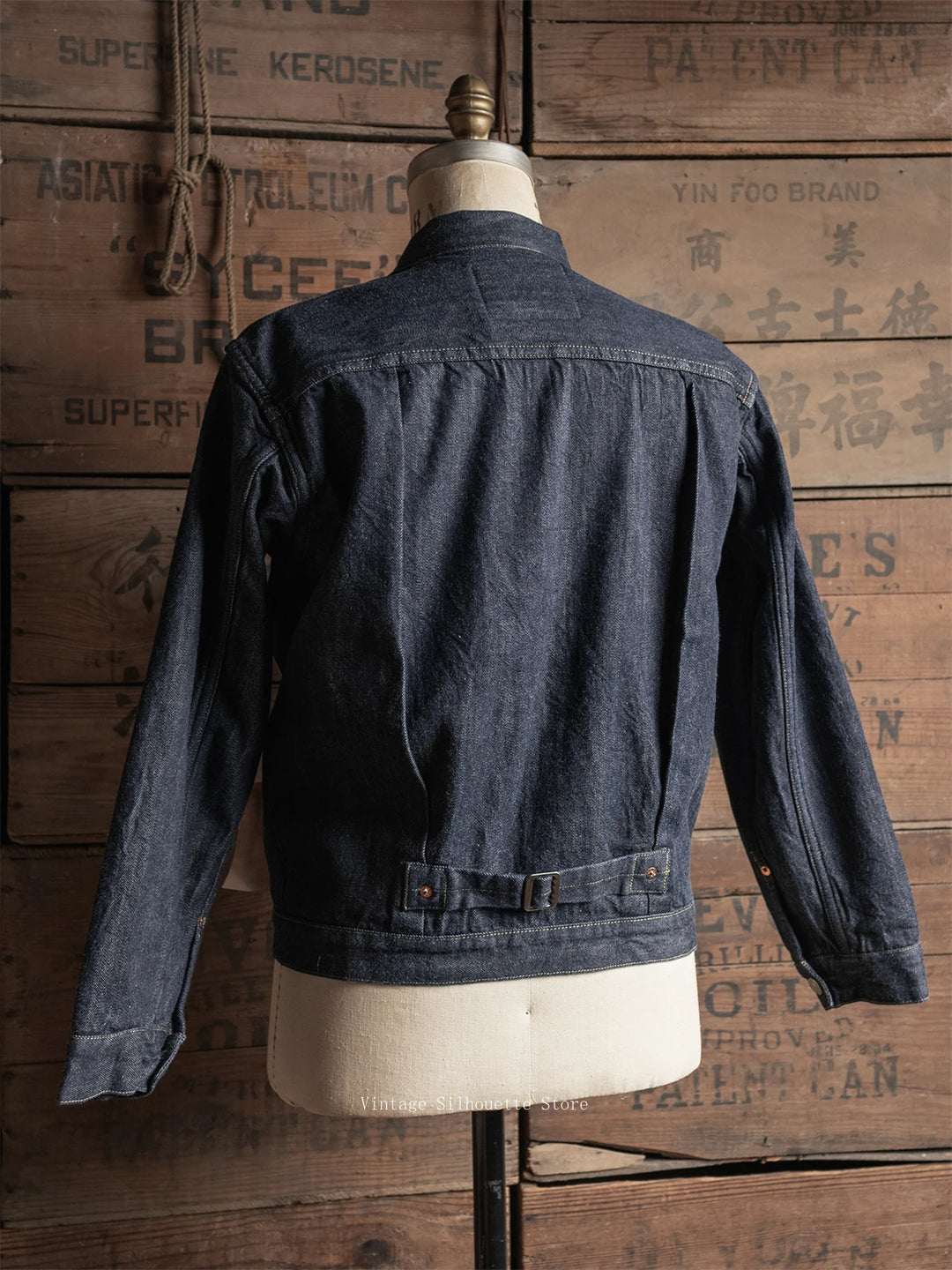 Rugged Bronson 1950 Blanket Lined Type 1 Selvedge Denim Jacket Sanforized 819XX Men's Jean Outerwear 519XX